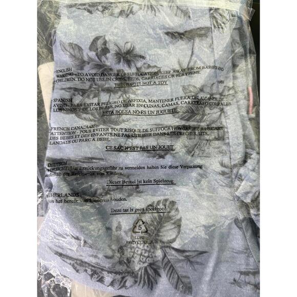 NWT REVOLVE PJ Salvage Peachy Party Band Pants Light Denim XS - Picture 3 of 7